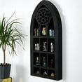 thumbnail image 1 of Wall Mounted Floating Shelves Old Church Window Crystal Shelf Hanging Gothic Boho Black Essential Oil, 1 of 6