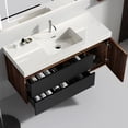 thumbnail image 1 of Wall-Mounted Floating Vanity with Four Drawers / Unique Design, Ample Storage Space, 1 of 5