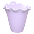 thumbnail image 1 of Wall Mounted Flower Planter Plastic Hanging Pot with Wavy Edge Indoor Outdoor Wall Planter for Balcony Garden Farmhouse Decor Hanging Plant Container Outdoor Wall Planter, 1 of 4