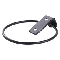 Wall Mounted Flower Pot Holder Ring - Black Metal Planter Hanger for 4 5 6 8 Inch Pots, Space Saving Vertical Garden Decor, Indoor Outdoor Plant Display