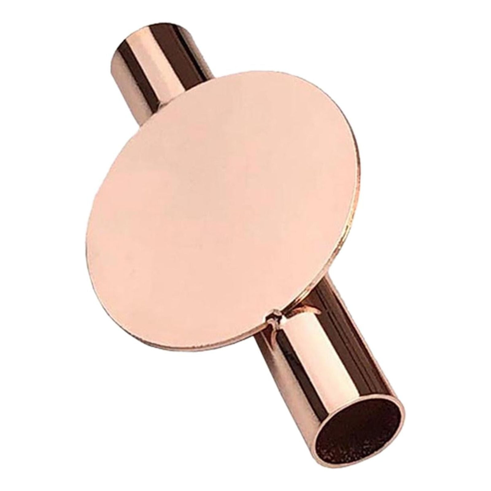 Heart-Shaped Rose Gold Wall-Mounted Flower Tube - Stainless Steel Vase For Dried Flowers, Home Decor (1.9x4.3 Inches)