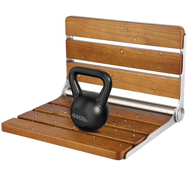 WallMounted Fold Down Shower Seat Bench, Foldable Shower Chair