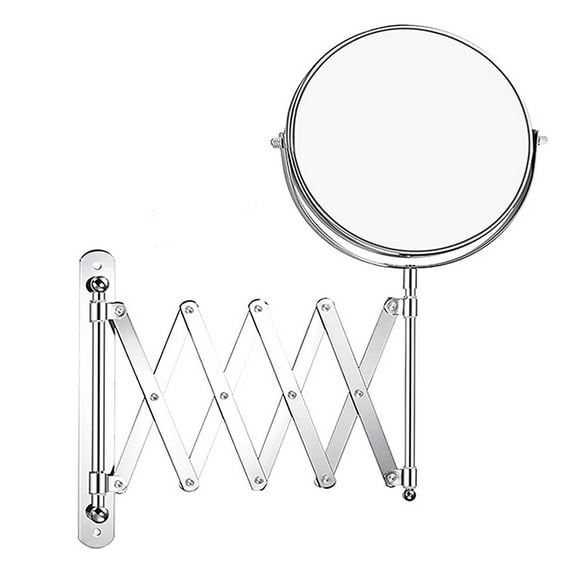 Wall Mounted Foldable Double Sided Extendable Mirror for Bathroom Hotel Dressing