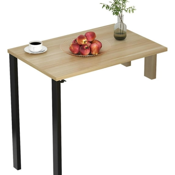 Wall Mounted Folding Dining Table,Wall Collapsible Desk,Fold Down Work Table,Flip-up TableDrop-Leaf Desk, Livingroom Kitchen Laundry Room Restaurant Office