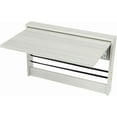 thumbnail image 1 of Wall Mounted Folding Table, Wall Desk Fold Down, Floating Desk for Wall, Functional Hanging Desk for Laundry Room,Home Office Workstation (Light Gray-Right Angle, 63x41.5cm/24.8x16.3inch), 1 of 9