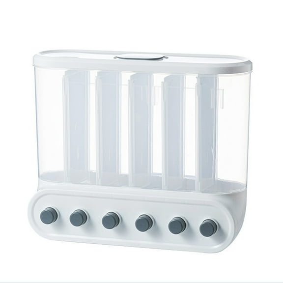 Wall Mounted Food Dispenser Large Capacity Organization Sealed Box Easy to Clean