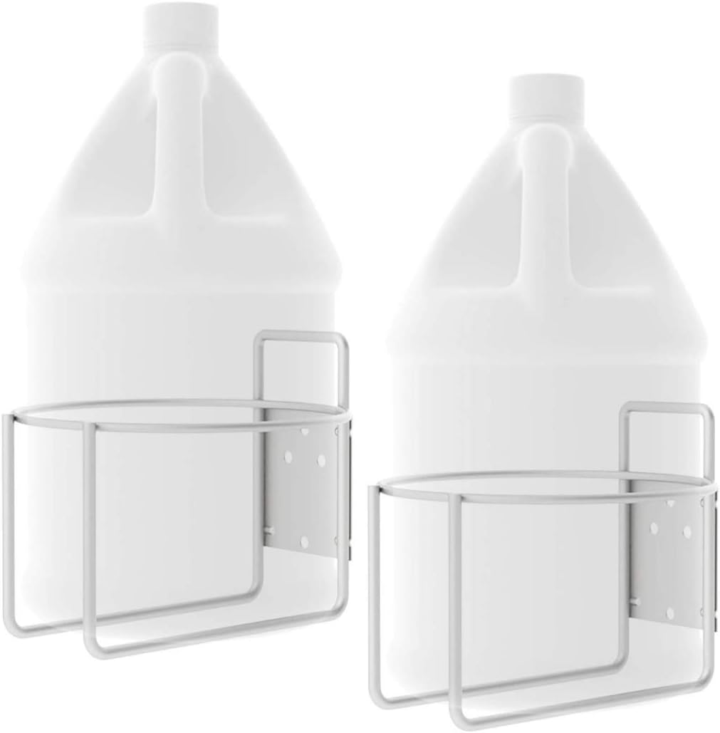 Wall Mounted Gallon Jug Holder Hardware Included Heavy Duty Steel