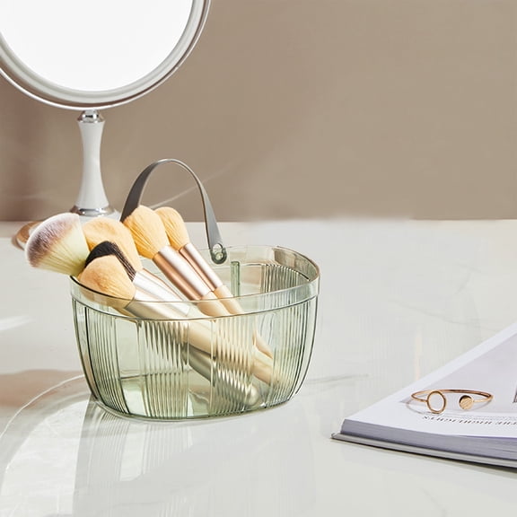 Wall Mounted Garlic Onion Ginger Storage Basket | Clear Plastic Vegetable Keeper with Drain Holes | Kitchen & Pantry Organizer Rack | 1-Piece Hanging Spice Basket