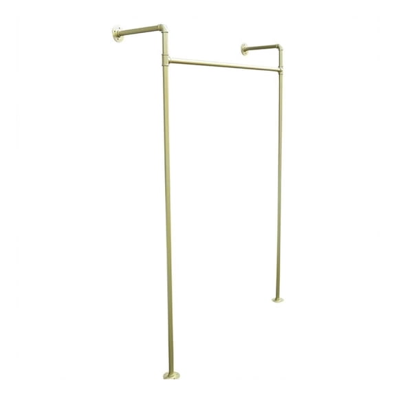 Wall-Mounted Garment Rack ,Modern Simple Clothing Store Heavy Metal Display Stand Garment Bar,Clothes Rail,Bathroom Hanging ,Multi-purpose Hanging Rod for Closet Storage ( Square