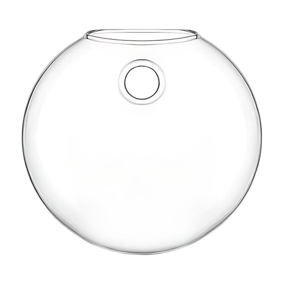 Wall Mounted Glass Vase, Flat Hydroponic Container, Clear Wall Hanging Flower Vase for Home Indoor Wall Floral Plants Decoration