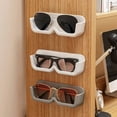 thumbnail image 1 of Wall-Mounted Glasses Display Rack Storage Box Sunglasses Eyeglasses Desktop Bathroom Bedroom Sunglasses Storage Rack-B, 1 of 8
