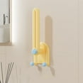 thumbnail image 1 of Wall Mounted Hair Accessories Organizer with Foldable Hooks, Adhesive Jewelry Rack for Headbands Hair Ties Clips, Space-Saving Bathroom Dressing Table Storage, 1 of 6