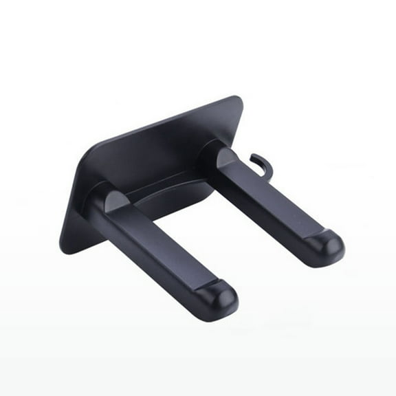 Wall Mounted Hair Dryer Holder Blow Dryer Storage Organizer No Drill Adhesive Hook For Bathroom Shower Room Plastic Mount Holder For Hair Dryers 3.54 X 2.95 X 2.17 Inches