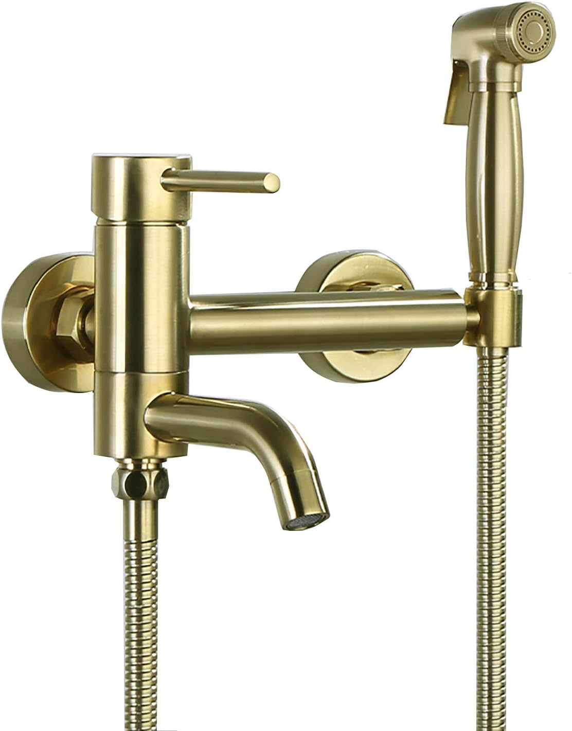 Wall Mounted Handheld Bidet Sprayer for Toilet, Brass Bathroom Cloth
