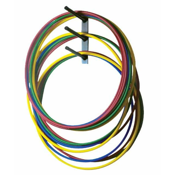 Wall-Mounted Hula Hoop Rack