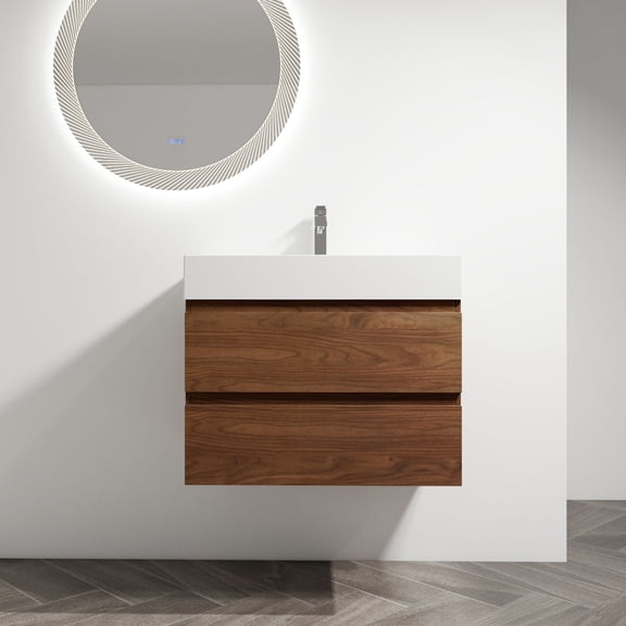 Wall-Mounted Installation, 2 Soft-Close Drawers | Provide Convenient Bathroom Organization | Start Your Day with a Relaxing and Functional Space
