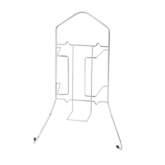 Wall Mounted Iron Organizer Holds Iron and Ironing Board, Mounts Against Wall or Door