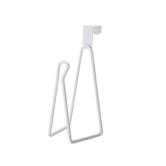 Wall-Mounted Iron Toilet Tissue Holder | Bathroom & Cabinet Door Organizer | Sturdy 4kg Capacity | Non-Perforated Wrought Iron Design | Holds Towels, Rags & Paper