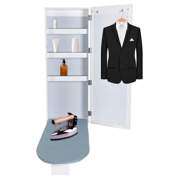 Photo inspiration: Gallery Detail: Wall Mounted Ironing Board With Storage Cabinet Built In Ironing