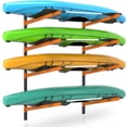 thumbnail image 1 of UOKRR Kayak Storage Rack Wall Mounted Heavy Duty Adjustable for Indoor Outdoor Storage, 1 of 7