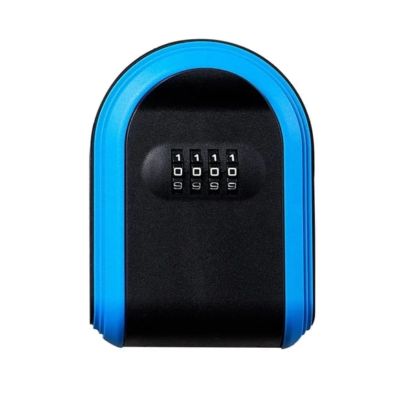 Wall Mounted Key Storage 4 Digit Combination Key Safe Storage Lock Box Plastic Key Safe Box Indoor Outdoor Use For Home Office ,Compact Design