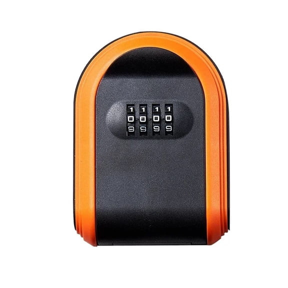 Wall Mounted Key Storage 4 Digit Combination Key Safe Storage Lock Box Plastic Key Safe Box Indoor Outdoor Use For Home Office