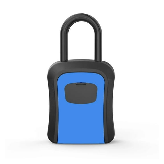 Wall-Mounted Key Storage Box Portable Key Lock Box 4 Digit Combination Security Lock Box Resettable Code Safe Lock Box for Home