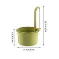 thumbnail image 1 of Wall-Mounted Kitchen Sink Draining Basket with Hangable Design, Space-Saving Organizing Tool for Food Prep, Rinsing Produce, and Utensil Storage, 1 of 5
