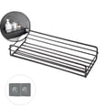 thumbnail image 1 of Wall Mounted Kitchen Spice Rack, Shower Caddy Basket Shelf, 10.4 Inch Adjustable Seasoning Shelf, No Drilling Wall Mounted Adhesive Bathroom Storage for Pantry and Cabinet Door Storage, 1 of 5