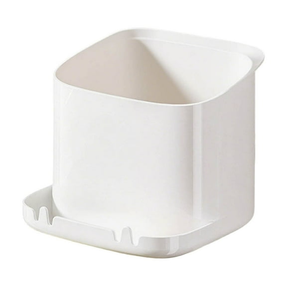 Wall Mounted Kitchen Storage Rack Organizer ABS Holder Shelf For Food Container No Drilling Required