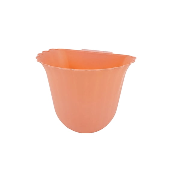 Wall Mounted Kitchen Trash Can with Lid for Cabinet Door, Hanging Plastic Waste Basket for Bathroom, Toilet, RV and Small Spaces