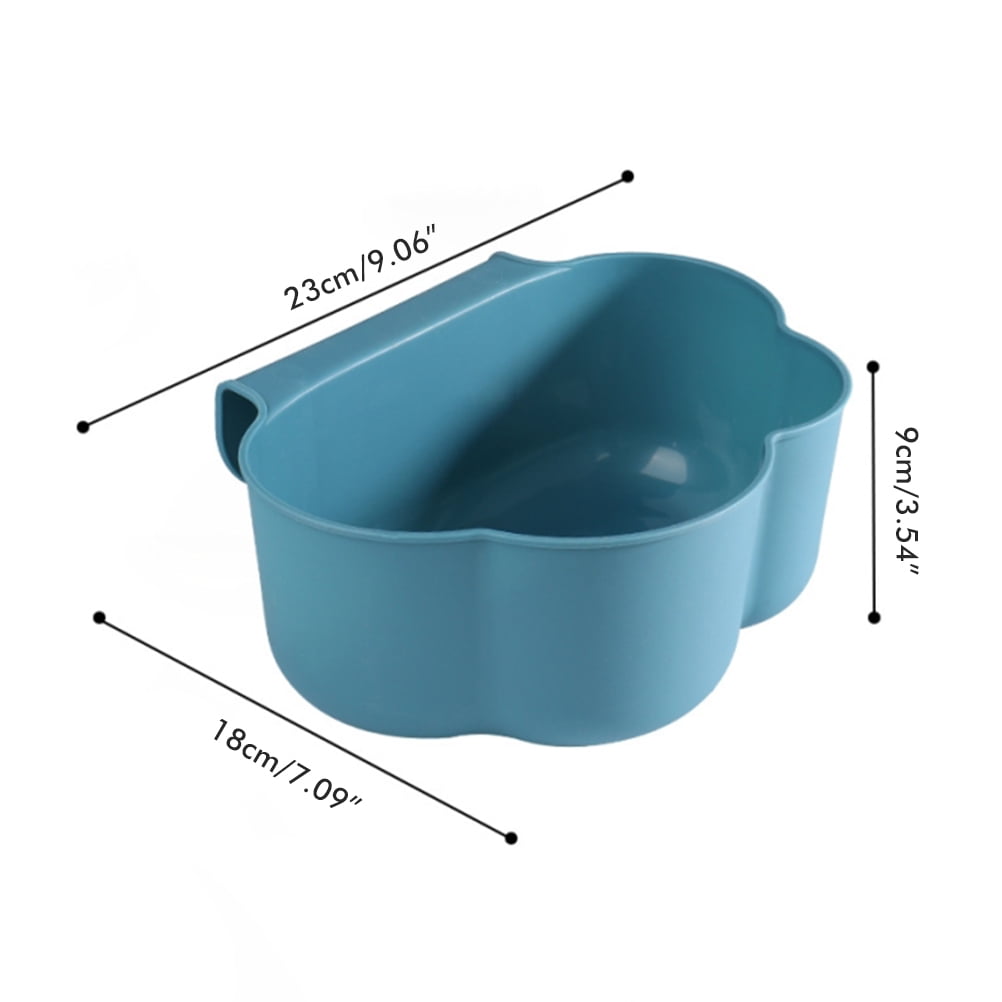 Wall Mounted Kitchen Waste Bin Collection Tray Plastic Storage