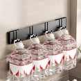 thumbnail image 1 of Wall Mounted Knife Organizer and Utensil Rack, Multi-Functional Storage with Knife Slots Hooks Shelves, Minimalist Carbon Steel Kitchen Organizer Space Saver for Countertops, 1 of 10