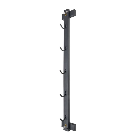 Wall Mounted LAT Pull Down Bar Organizer with Hooks, Home Gym Attachment Storage Rack for LAT Pulldown Attachments, Cable Attachment Rack for Gym Accessories