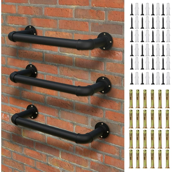 Wall Mounted Ladder Heavy-Duty Metal Egress Window &; Loft Ladder for Basement Attic Bunk Bed Fire Escape - Load Matte