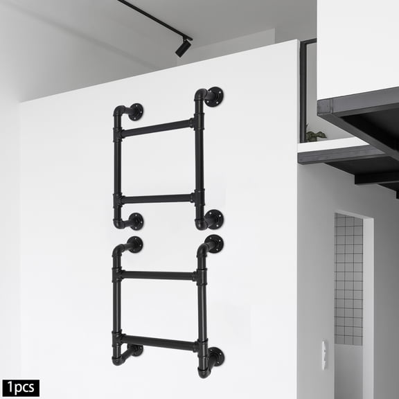Wall-Mounted Ladders 58*46*5 cm for Home Metal Step Ladder for RV Attic Bunk Bed Loft Steps