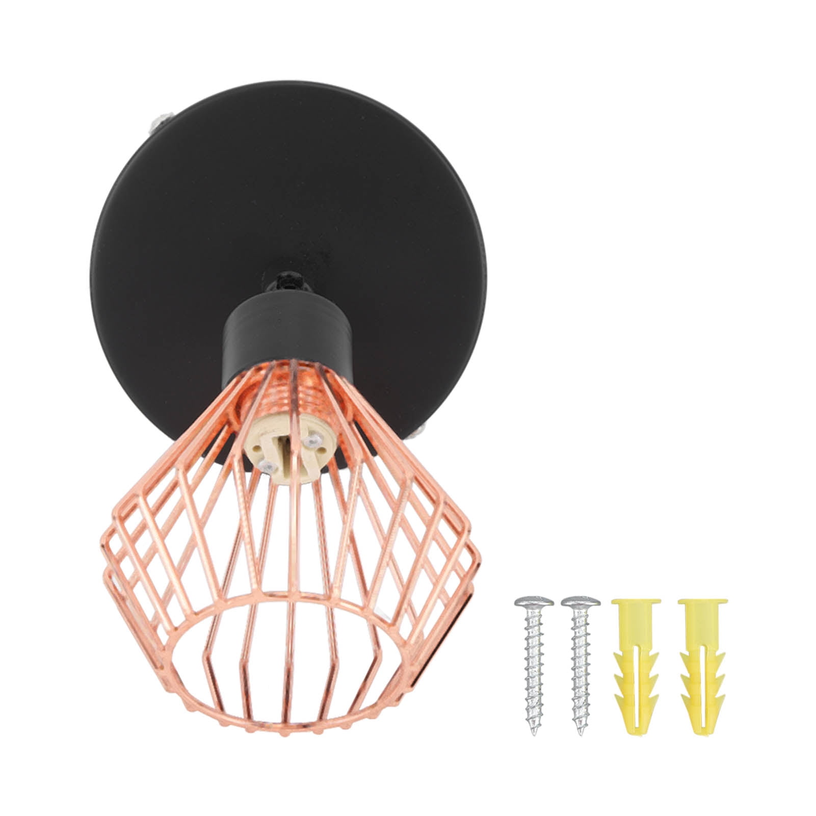 Wall Mounted Lamp Holder 180 Degrees Adjustable Metal Wall Lamp Holder