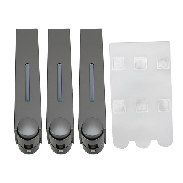 Wall Mounted Liquid Soap Dispensers Back Stick Type Plastic Shampoo