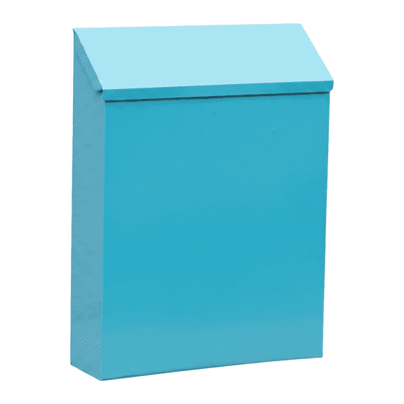 Damkogic Wall Mounted Locking Metal Mailbox, AntiRust PowderCoated Secure Drop Box for Mail & Newspaper, 11.428.662.56 in, for House Gate Porch Outdoor Use