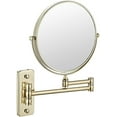thumbnail image 1 of Wall Mounted Makeup Mirror 6 Inches for Bathroom with 3x/5x Magnification,Two-Sided Extendable,360 Degree Swivel, 1 of 7