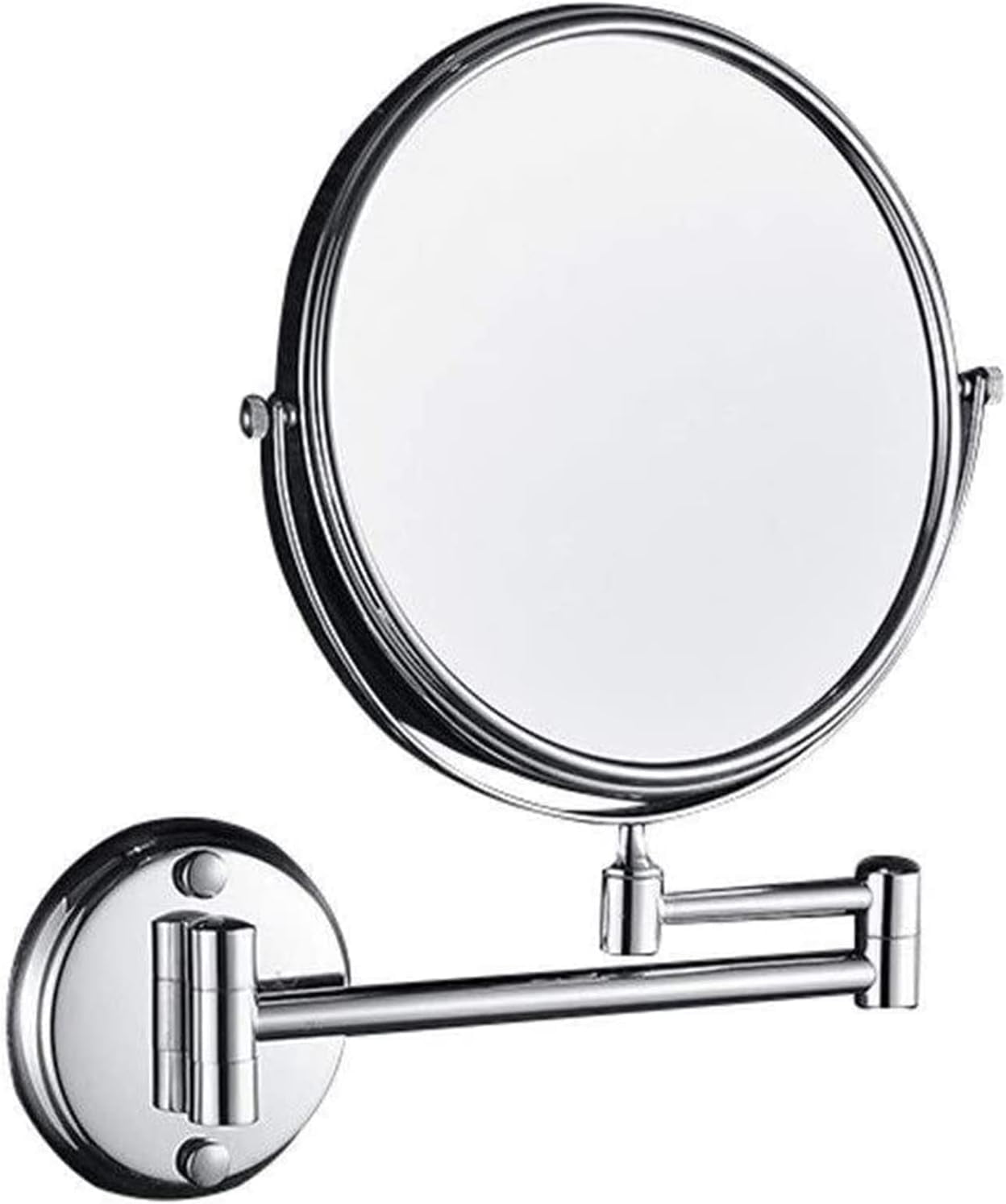 Wall-Mounted Makeup Mirror Bathroom Wall Hanging Rotating 6 Inch Mirror ...