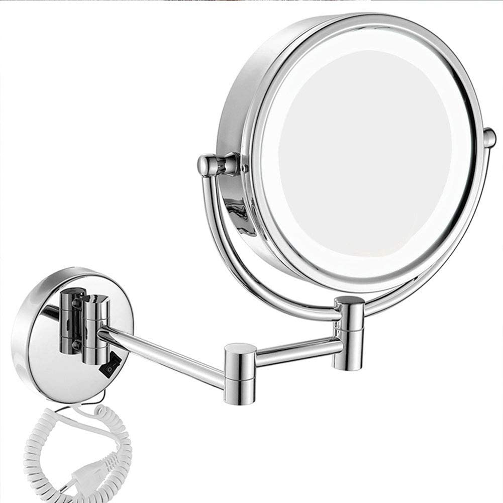 Wall Mounted Makeup Mirror Magnifying Vanity Mirror Flexible Gooseneck