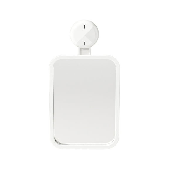 Wall Mounted Makeup Mirror with Powerful Suction Cup, Anti Fog Bath Mirror with Powerful Suction NO-Drilling, Removable, Shatterproof, Wall Mounted Bathroom Accessories