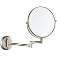 Wall Mounted Makeup Mirror with 3X Magnification, 360 Degree Swivel