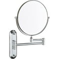 Wall Mounted Makeup Mirror with Magnification, 8 inch Chrome Finish 360