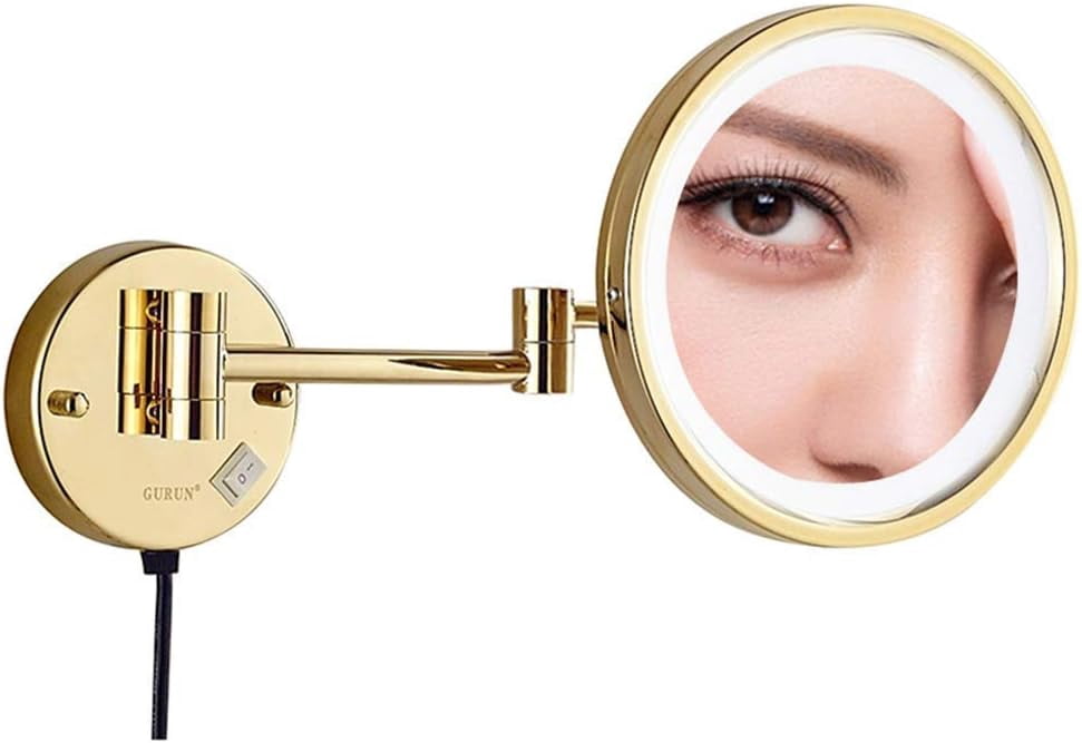 Wall Mounted Makeup Mirrors Folding Bathroom Vanity Mirrors Single ...