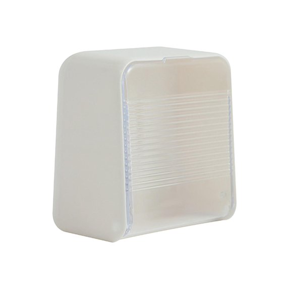 Wall Mounted Makeup Pad Organizer Storage Box with Lid Cosmetics Container Cosmetic Container Canisters for Bathroom Restroom Dresser Desk Clear