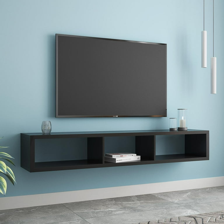 Wall Mounted Media Console Floating TV Stand Component Shelf 60