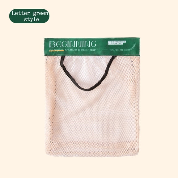 Wall Mounted Mesh Storage Bag | Heavy Duty Polyester Hanging Organizer - Multi-Purpose Cargo Net for Car, Home, Groceries