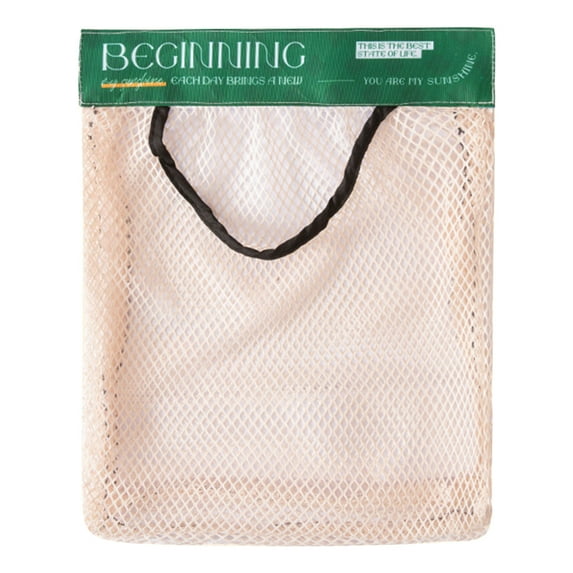 Wall Mounted Mesh Storage Bag | Large Capacity Hanging Organizer for Fruits Vegetables & Household Items | Reusable Polyester Mesh Pocket | 11x12.6 Inch